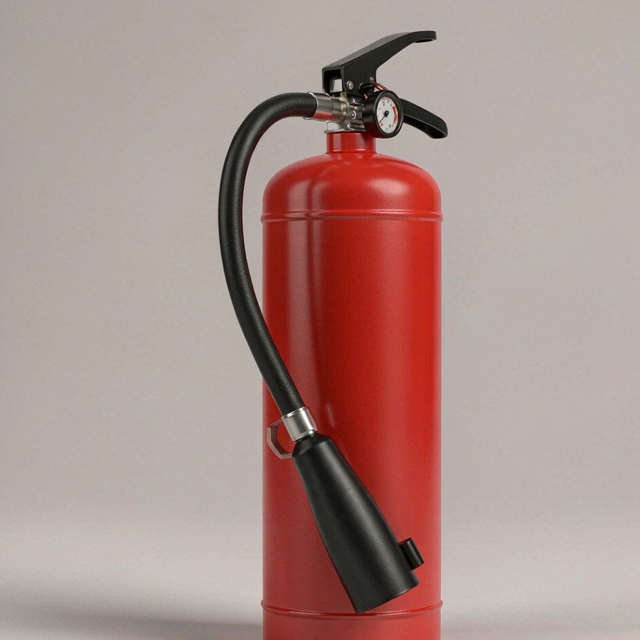 طفاية حريق بودرة جافة ABC سعة 4kg